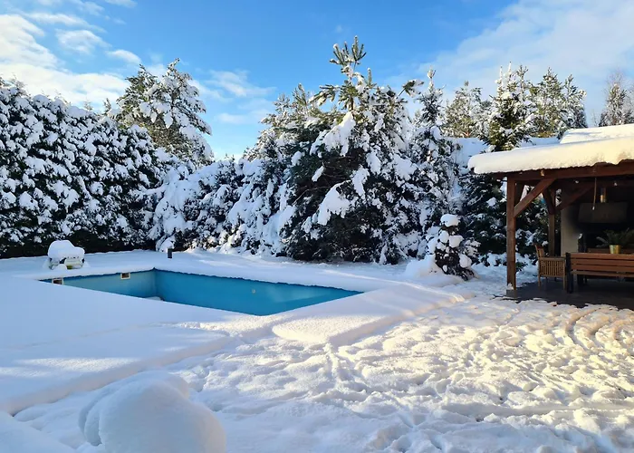 Wigwam Dom Z Basenem Na Kaszubach Вилла